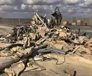 ویدیو  -  تصاویری از آثار ویرانی در پی حمله به پایگاه کالسو
