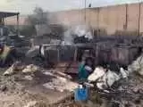 ویدیو  -  تصاویر منتشر شده امروز از داخل پایگاه کالسو بعد از حمله هوایی