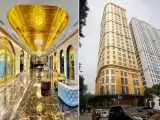 تصاویر - نخستین (هتل طلایی) در جهان که همه چیز آن طلای 24 عیار دارد