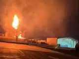 ویدیو  -  حمله هوایی به گاراژ تانک و مقر فرماندهی زرهی پایگاه کالسو استان بابل عراق