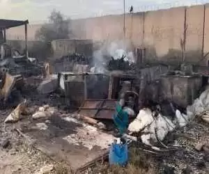 ویدیو  -  تصاویر منتشر شده امروز از داخل پایگاه کالسو بعد از حمله هوایی