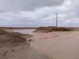 سیلاب این مسیر را کاملا بست + ویدیو