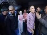 برگزاری مراسم ازدواج وسط جنگ و بمباران اسرائیلی ها + ویدیو