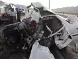 واژگونی سه خودرو شوتی در جاده یاسوج - اصفهان  -  سه راننده فوت شدند + ویدیو