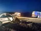 (فیلم) واژگونی سه خودرو شوتی در جاده یاسوج - اصفهان