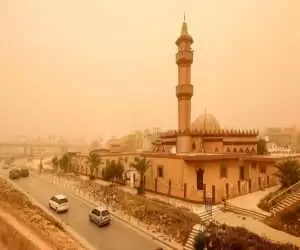 ویدیو  -  تصاویر آخرالزمانی از طوفان شن در لیبی