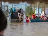 ویدیو  -  جاری شدنِ سیلاب در نائین، کاشان و آران  وبیدگل