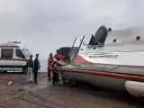 تصادف شدید اتوبوس مسافربری با تریلی در جاده مهریز + وضعیت مصدومان