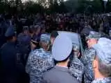 (فیلم) اعتراض ارامنه به توافق مرزی با جمهوری آذربایجان