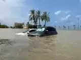 (فیلم) دبی همچنان غرق در آب