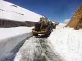 بازگشایی گردنه معروف پس از 5 ماه بسته شده + ویدیو  -  ارتفاع برف به چندین متر می رسد