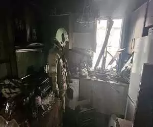آتش سوزی واحد مسکونی در علی آباد + جزئیات