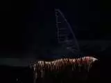 (فیلم) آتش المپیک؛ نمایش پهپادها در آسمان فرانسه