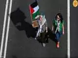 تصاویر - هزاران نفر در انگلیس برای فلسطین راهپیمایی کردند