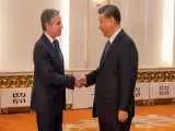 ویدیو  -  حرکت جنجالی وزیر خارجه آمریکا با رئیس جمهور چین