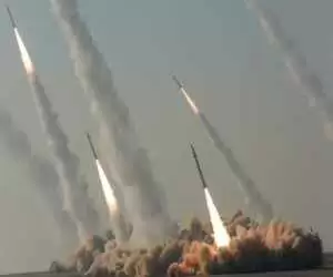 لحظه اصابت موشک حزب الله به پایگاه میرون + ویدئو