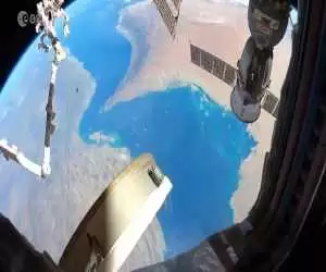 نمای شگفت انگیز خلیج فارس از ایستگاه فضایی بین المللی  -  ویدئو