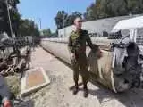 ویدیو  -  تصاویری از حمل بوستر موشک سپاه توسط ارتش اسرائیل