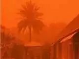 آسمان عراق نارنجی شد  -  ویدئو