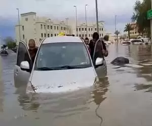 (فیلم) سیل فاجعه بار در شهر مدینه عربستان