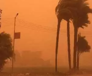 ویدیو  -  تصاویر جالب از طوفان شدید در استان الانبار عراق