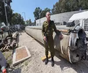 ویدیو  -  تصاویری از حمل بوستر موشک سپاه توسط ارتش اسرائیل