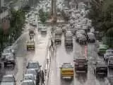 ویدیو  -  تصاویری از بارش شدید باران در تهران