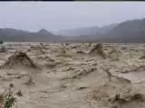 ویدیو  -  طغیان رودخانه فصلی چاهک موسویه در قائنات