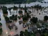 وضعیت شهرهای برزیل بعد از سیل شدید + ویدئو  -  70 نفر مفقود شده اند