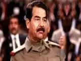 (فیلم) حضور یک شهروند با گریم صدام حسین در استادیوم فوتبال!