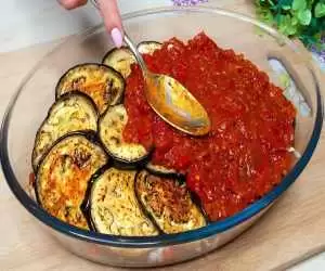 (فیلم) دستور پخت گوجه و بادمجون به سبک ایتالیایی ها