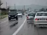 آخرین وضعیت ترافیکی جاده های کشور -  بارش باران در جاده های 11 استان
