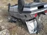 تصادف ناگوار 2 خودروی پژو 405 در جاده چالوس 