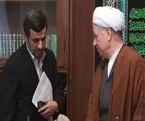 (فیلم) پاسخ احمدی نژاد به شوخی محسن هاشمی