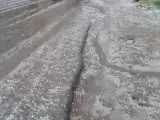 ویدیو  -  بارش شدید تگرگ در شهرستان شهرقدس؛ خیابان ها سفیدپوش شد