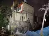 ریزش ساختمان مسکونی 2 طبقه در مشهد