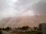 ویدیو  -  طوفان شن ناگوار با سرعت 110 کیلومتر بر ساعتی در خراسان شمالی!
