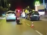 ویدیو  -  لحظه ترسناک و دلهره آور چپ کردن یک خودرو در خیابان