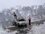 (فیلم) ارتفاع 5 متری برف بهاری در مرز قزوین و مازندران