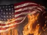 آمریکایی ها این پرچم ها را به آتش کشیدند  -  ویدئو