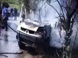ویدیو  -  نخستین تصاویر از حمله پهپادی اسرائیل به یک خودرو و ترور 4 نفر در جنوب لبنان