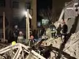 انفجار شدید یک خانه در مرکز شهر تهران +  تصاویر  -  خسارات جانی و مالی ساکنان آپارتمان چهارطبقه