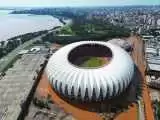 عکس -  ورزشگاه جام جهانی در سیل غرق شد!