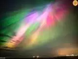تصاویر - رقص رنگ ها در شفق قطبی انگلیس