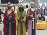 ویدیو  -  حضور جالب سعدی، مولانا، حافظ و فردوسی در نمایشگاه کتاب تهران!