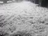 ویدیو  -  زیبایی بارش تگرگ در سد طالقان
