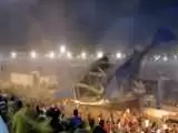ویدیو  -  لحظه ناگوار سقوط صحنه نمایشگاه ایالتی ایندیانا