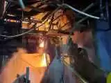 اطفا آتش سوزی کارخانه چینی در شهرک توس  -  میزان خسارت چقدر بود؟