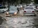 ترافیک شدید در مسیرهای منتهی به بزرگراه کلانتری مشهد  -  تخلیه آب در حال انجام است 