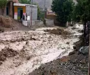 2 روستایی در سیل فریمان مفقود شدند -  پنج روستا گرفتار سیل